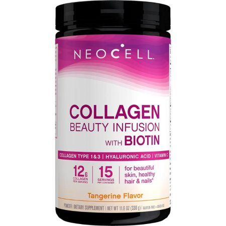 NeoCell Collagen Beauty Infusion Biotin Tangerine 330g Landys Chemist