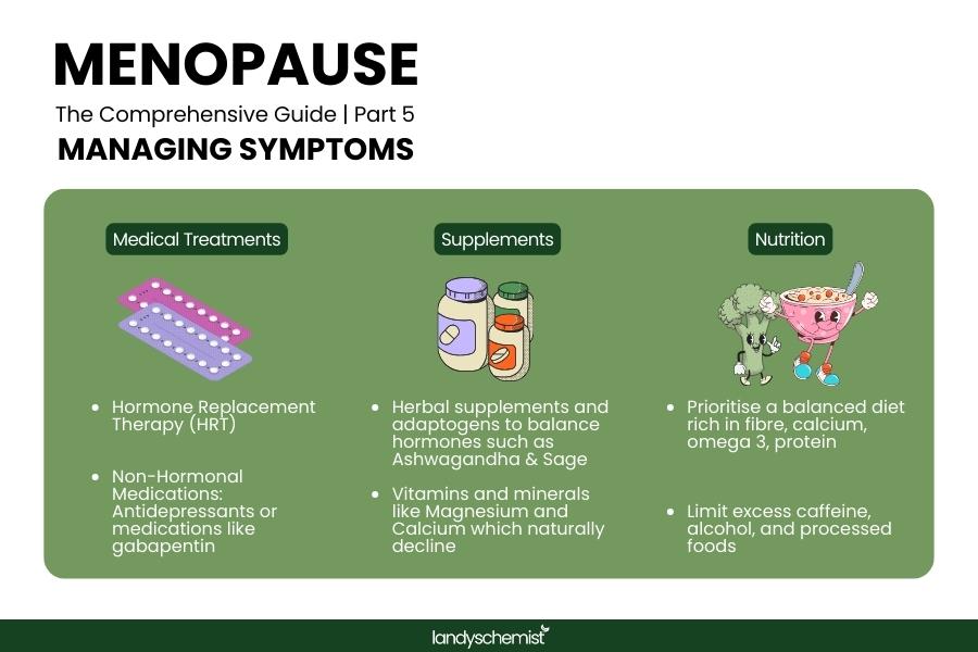 medical treatments and natural supplements for menopause