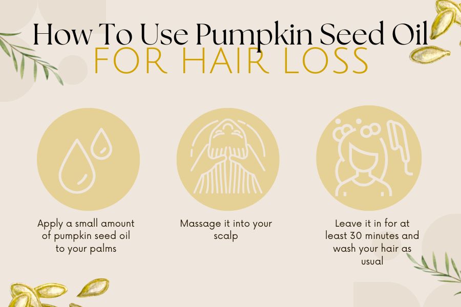 how to use pumpkin seed oil for hair loss