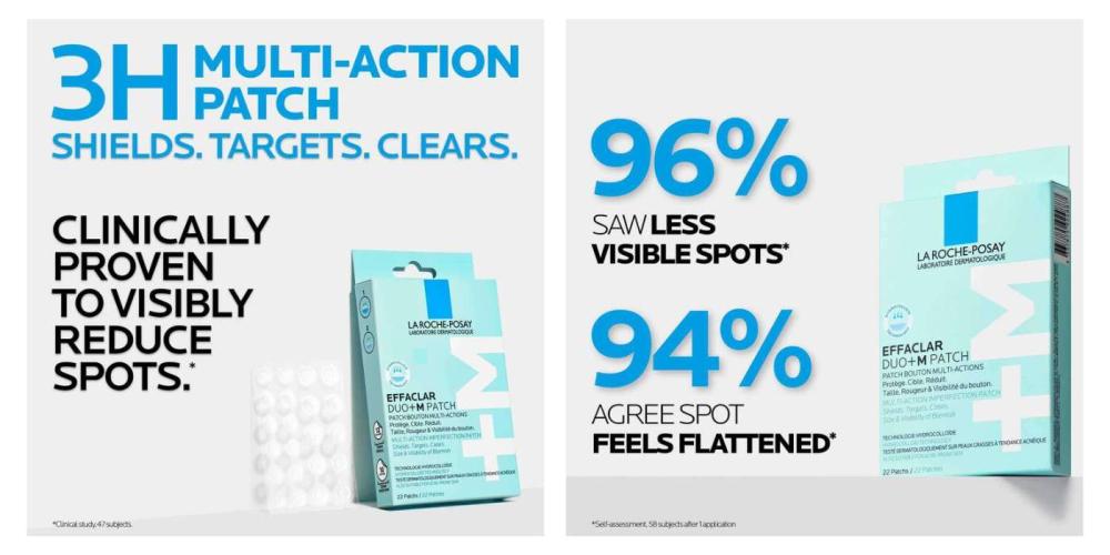 La Roche Posay Effaclar Duo spot patches results