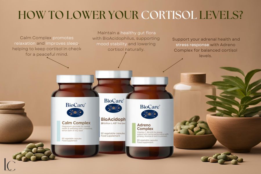 what supplements lower cortisol