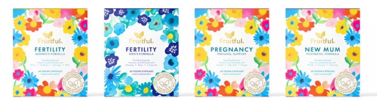 fruitful fertility supplements brand banner