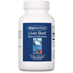 Allergy Research Group Liver Beef Natural Glandular Capsules 125