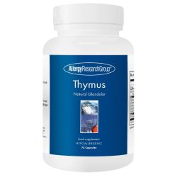 Allergy Research Group Thymus Natural Glandular 500mg Capsules 75