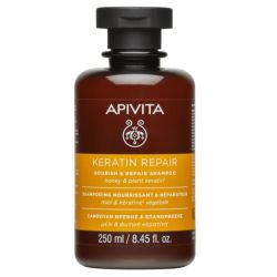 Apivita Keratin Repair Nourish & Repair Shampoo 250ml