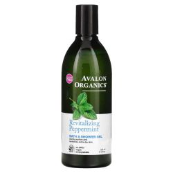 Avalon Organics Peppermint Bath and Shower Gel 355ml