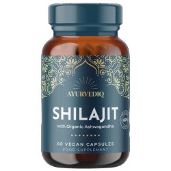 Ayurvediq Wellness Shilajit Extract & Ashwagandha Capsules 60