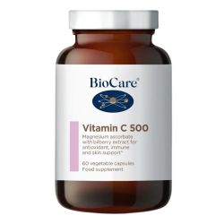 BioCare Vitamin C 500mg Vegicaps 60