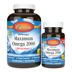 Carlson Labs Maximum Omega 2000 Softgels 90 + 30