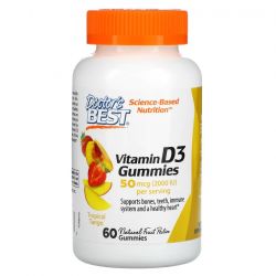 Doctor's Best Vitamin D3 Tropical Tango Gummies 60