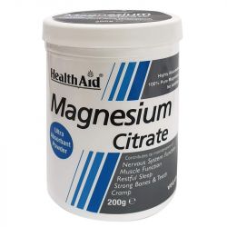 HealthAid Magnesium Citrate Powder 200g