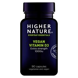 Higher Nature Vegan Vitamin D3 1000iu Caps 90