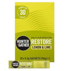 Hunter and Gather Restore Lemon & Lime Electrolyte Sachets 30