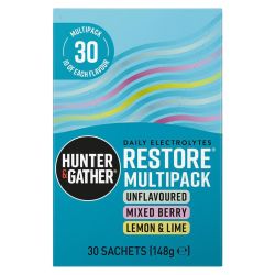 Hunter and Gather Restore Multipack Electrolyte Sachets 30