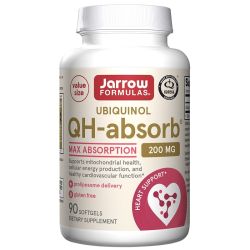 Jarrow Formulas Ubiquinol QHabsorb 200mg Softgels 60