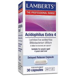 Lamberts Acidophilus Extra 4 Capsules 30