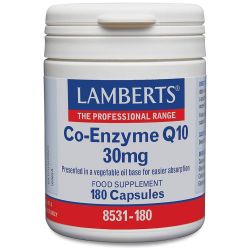 Lamberts Co-Enzyme Q10 30mg Capsules 180