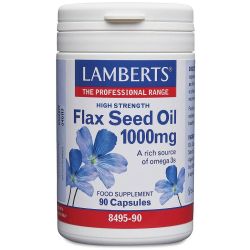 Lamberts Flax Seed Oil 1000mg Capsules 90