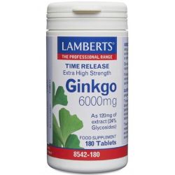 Lamberts Ginkgo 6000mg Tablets 180