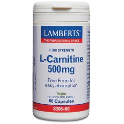 Lamberts L-Carnitine 500mg Caps 60