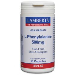 Lamberts L-Phenylalanine 500mg Caps 60