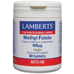 Lamberts Methyl Folate 400ug Tablets 60