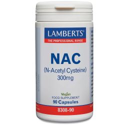 Lamberts N-Acetyl Cysteine (NAC) Caps 90