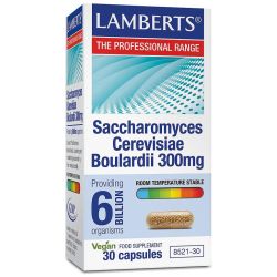 Lamberts Saccharomyces Cerevisiae Boulardii 300mg Capsules 30