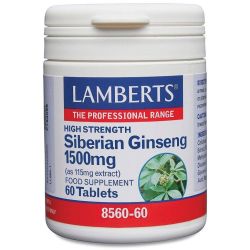 Lamberts Siberian Ginseng 1500mg Tablets 60