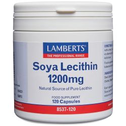 Lamberts Soya Lecithin Capsules 1200mg 120