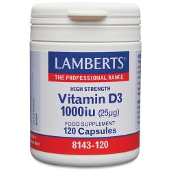 Lamberts Vitamin D3 1000iu Capsules 120