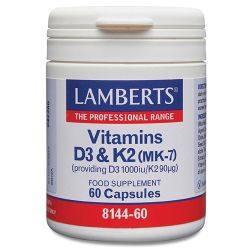 Lamberts Vitamin D3 and K2 Capsules 60