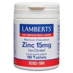 Lamberts Zinc 15mg Tablets 180