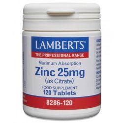 Lamberts Zinc 25mg Tablets 120