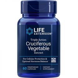 Life Extension Triple Action Cruciferous Vegetable Extract Vegicaps 60