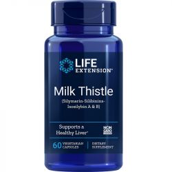 Life Extension Milk Thistle Silymarin-Silibinins-Isosilybin A & B Vegicaps 60