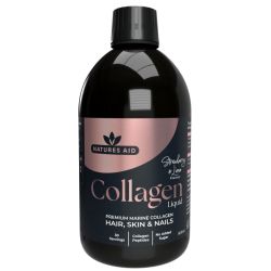 Nature's Aid Marine Collagen Liquid 5000mg Strawberry & Lime 500ml