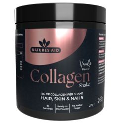 Nature's Aid Collagen Shake Powder 8000mg Vanilla 225g