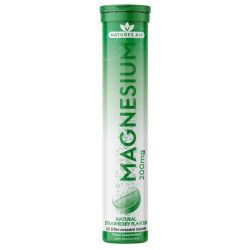 Nature's Aid Magnesium 200mg Effervescent (Strawberry Flavour) Tabs 20