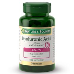 Nature's Bounty Hyaluronic Acid 20mg with Vitamin C Caps 30