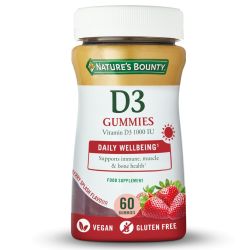 Nature's Bounty Vitamin D3 1000iu Gummies 60