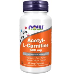 NOW Foods Acetyl-L-Carnitine 500mg Capsules 50