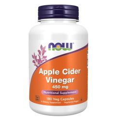 NOW Foods Apple Cider Vinegar 450mg Capsules 180