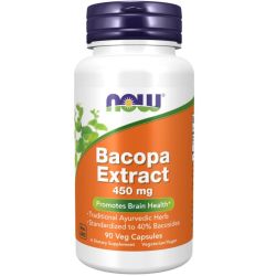 NOW Foods Bacopa Extract 450mg Capsules 90