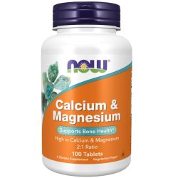 NOW Foods Calcium & Magnesium Tablets 100