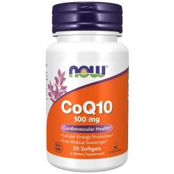 NOW Foods CoQ10 100mg Softgels 50