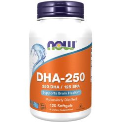 NOW Foods DHA-250 250DHA/125EPA Softgels 120