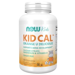 NOW Foods Kid Cal Tart Orange Chewables 100