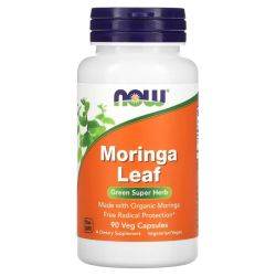 NOW Foods Organic Moringa Leaf Veg Caps 90