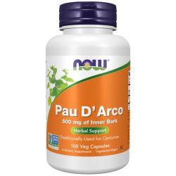 NOW Foods Pau D'Arco 500mg Capsules 100
